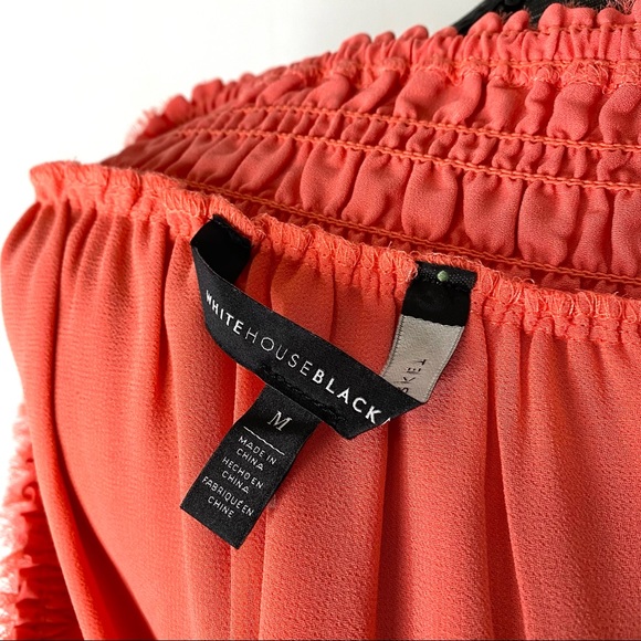 WHBM Layered Peach Top - Picture 10 of 11